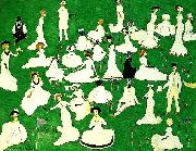 Kazimir Malevich relaxing painting